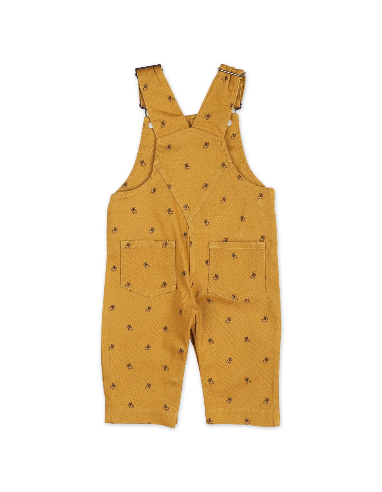 Dungaree Winter Suit Sets Bambies Little Pup Mustard at Zubaidas - Image 4