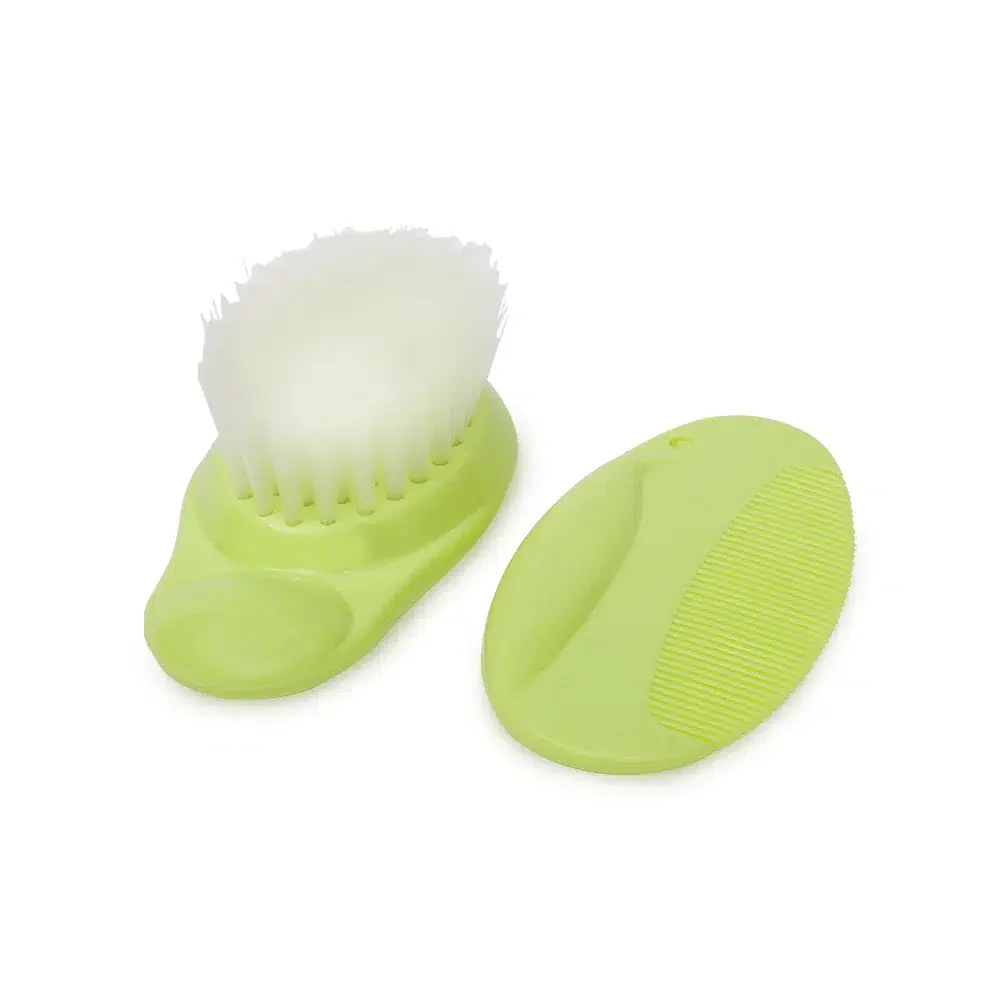 Zubaida's Farlin Baby Comb And Brush Set Green - BF-150A
