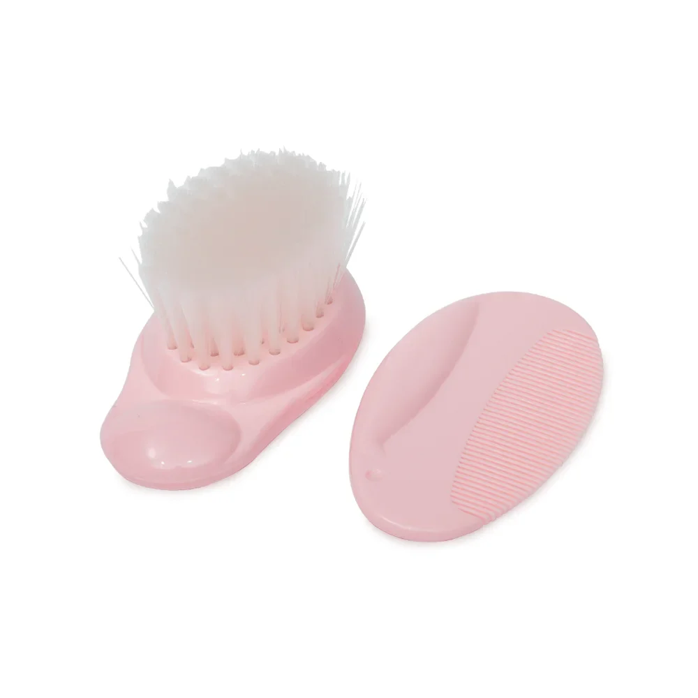 Zubaida's Farlin Baby Comb And Brush Set Pink - BF-150A