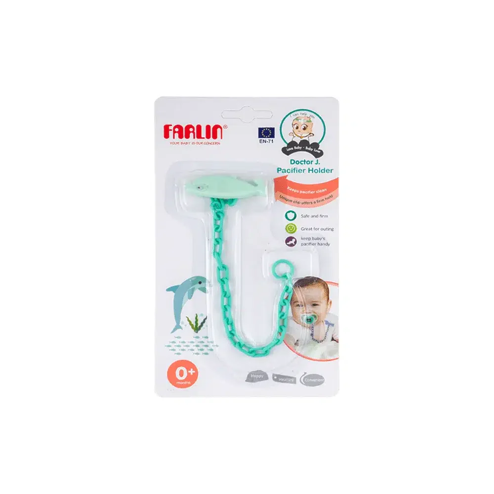 Zubaida's Farlin Baby Soother Chain Green - BF-127 - Image 2