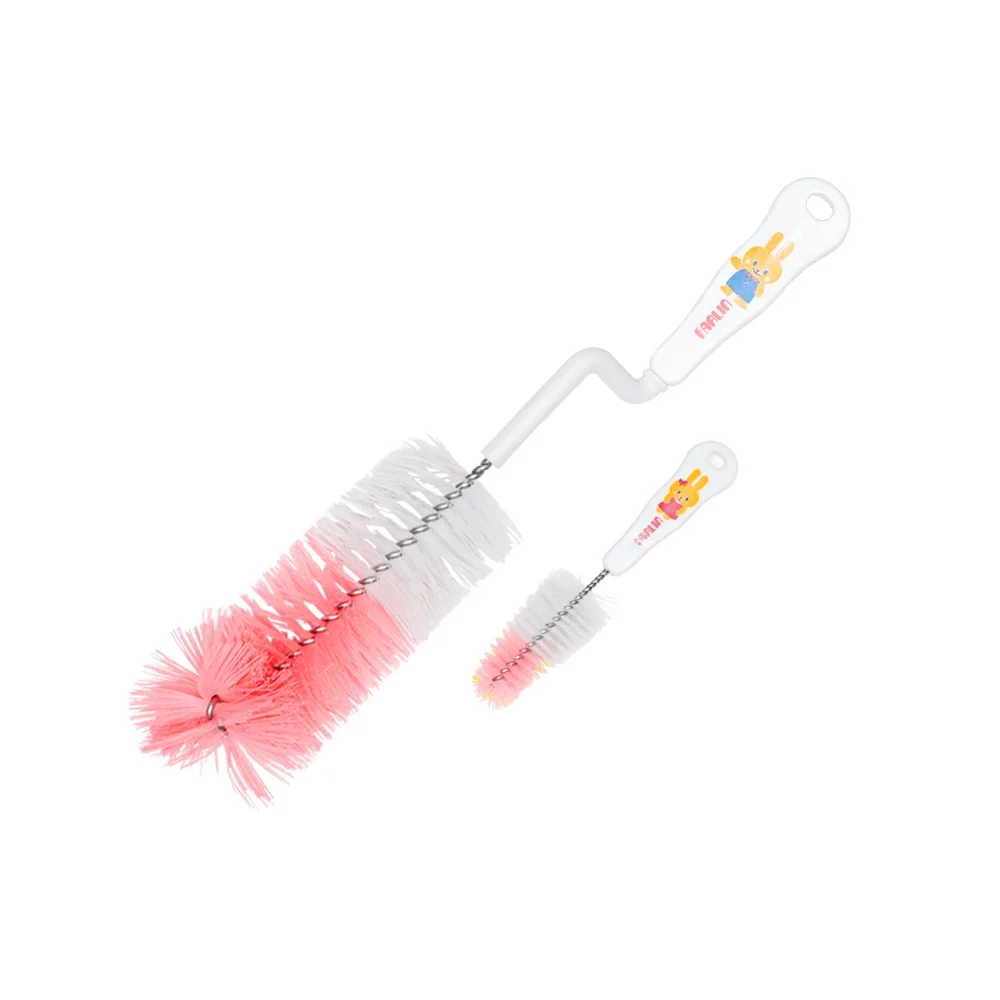 Zubaida's Farlin Bottle & Nipple Brush Pink BF-260