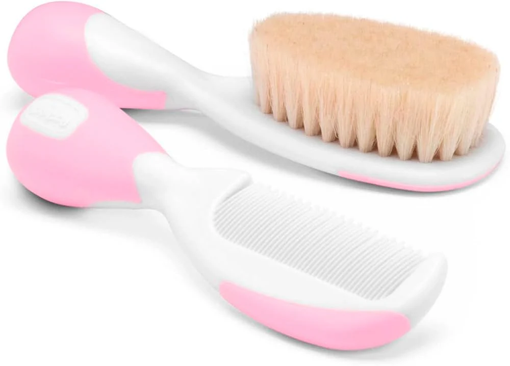 Zubaida's Chicco Brush And Comb Pink (Chi-00006569100000) - Image 2