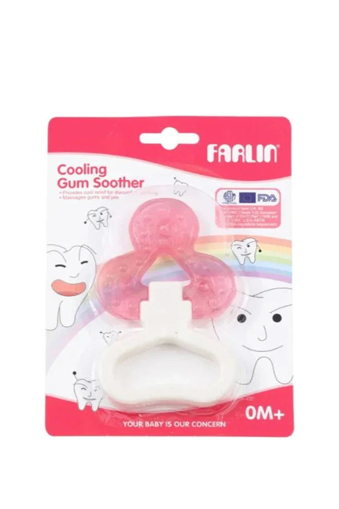 Zubaida's Farlin Cooling Gum Soother Pink - BF-142 - Image 2