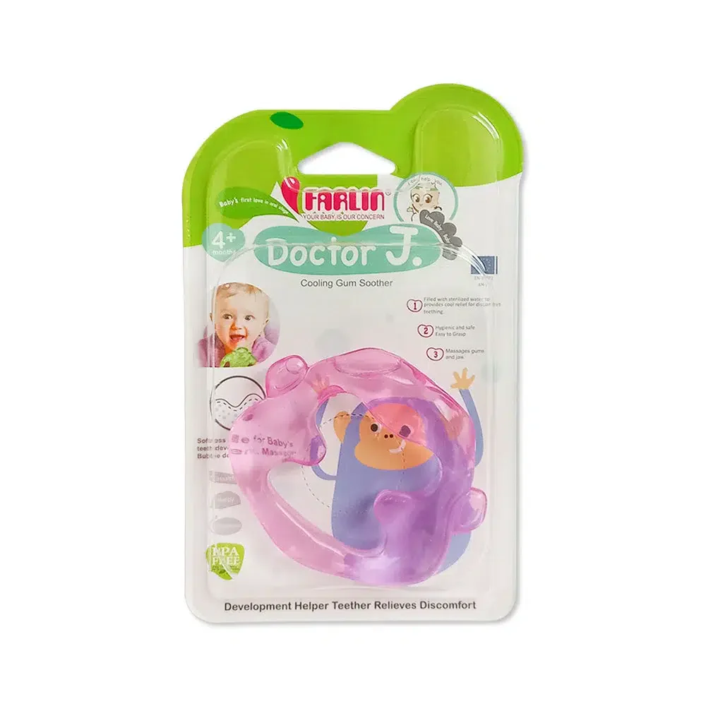 Zubaida's Farlin Cooling Gum Soother Pink - BF-147 - Image 2
