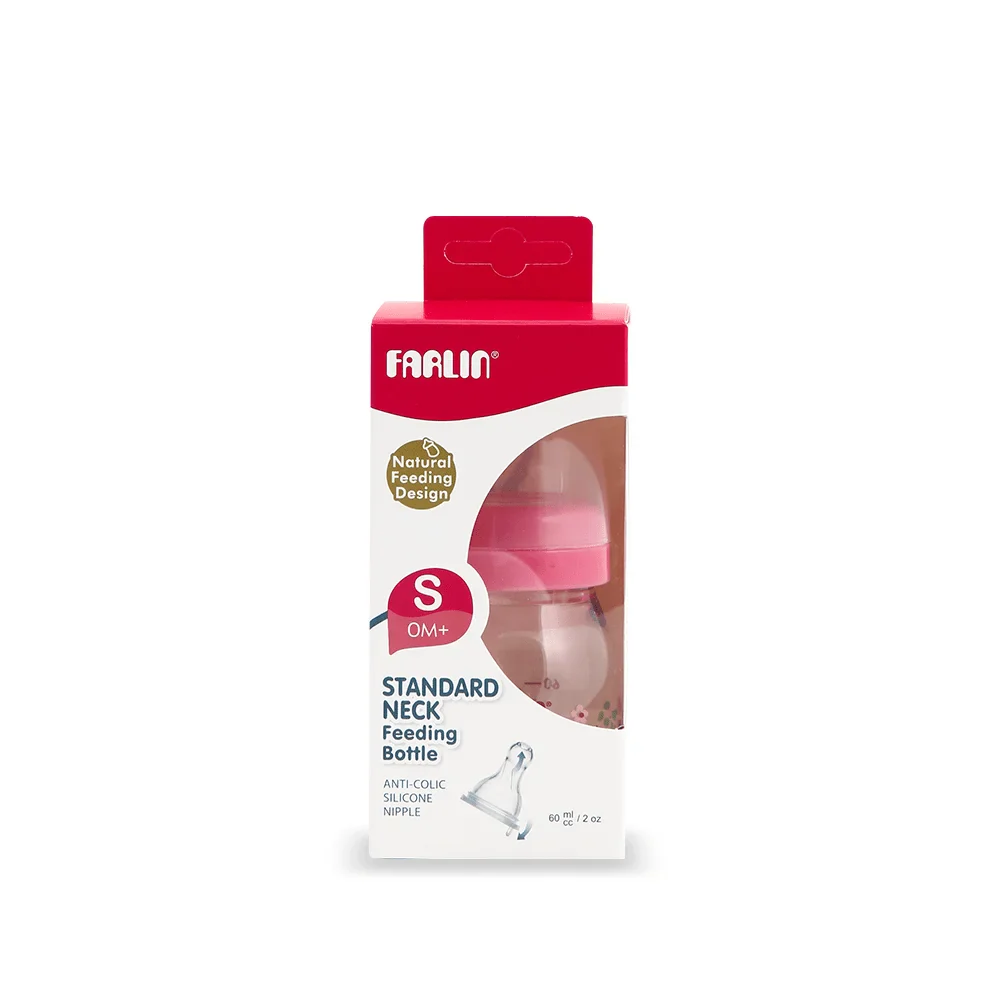 Zubaida's Farlin Feeding Bottle 2 Oz Pink - NF-205 - Image 2