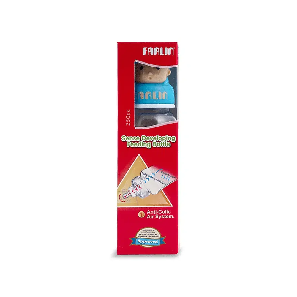 Zubaida's Farlin Feeding Bottle 9 Oz Blue - PER-757 - Image 2