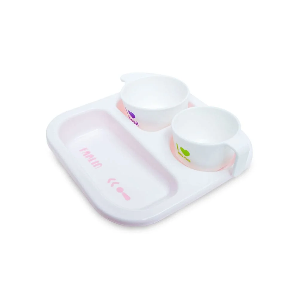 Zubaida's Farlin Feeding Set for Baby PE-PA Pink - AH-20009
