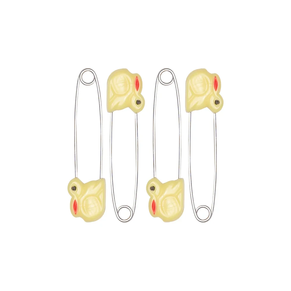 Farlin Four Animal Safety Pins Yellow - BF-120