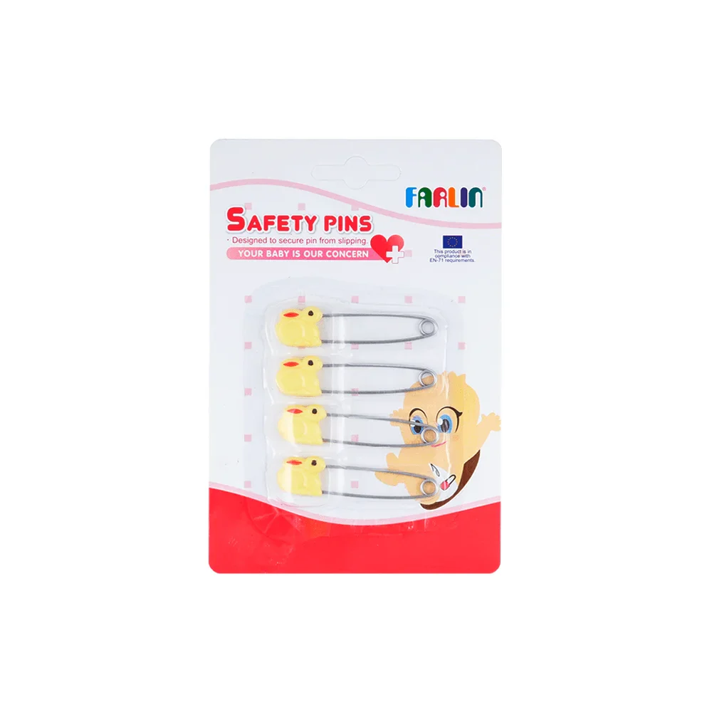Farlin Four Animal Safety Pins Yellow - BF-120 - Image 2