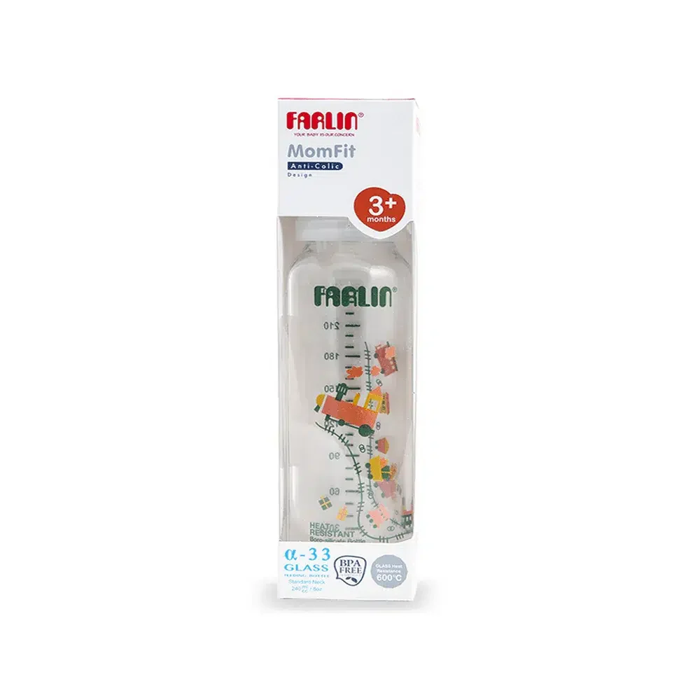 Zubaida's Farlin Glass Feeder 8Oz (Heat Resistant) - TOP-707 - Image 2