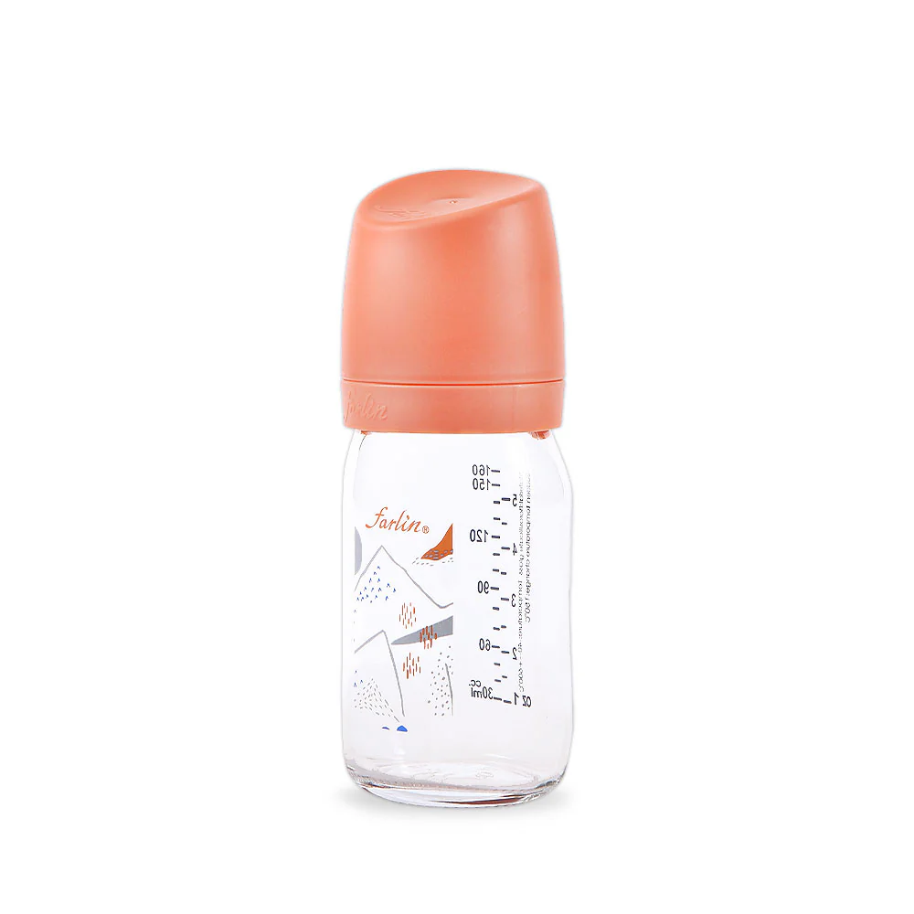 Farlin Glass Wide Neck Feeder 160Ml Orange - AB-32011 at Zubaidas Official™ Pakistan - Image 2