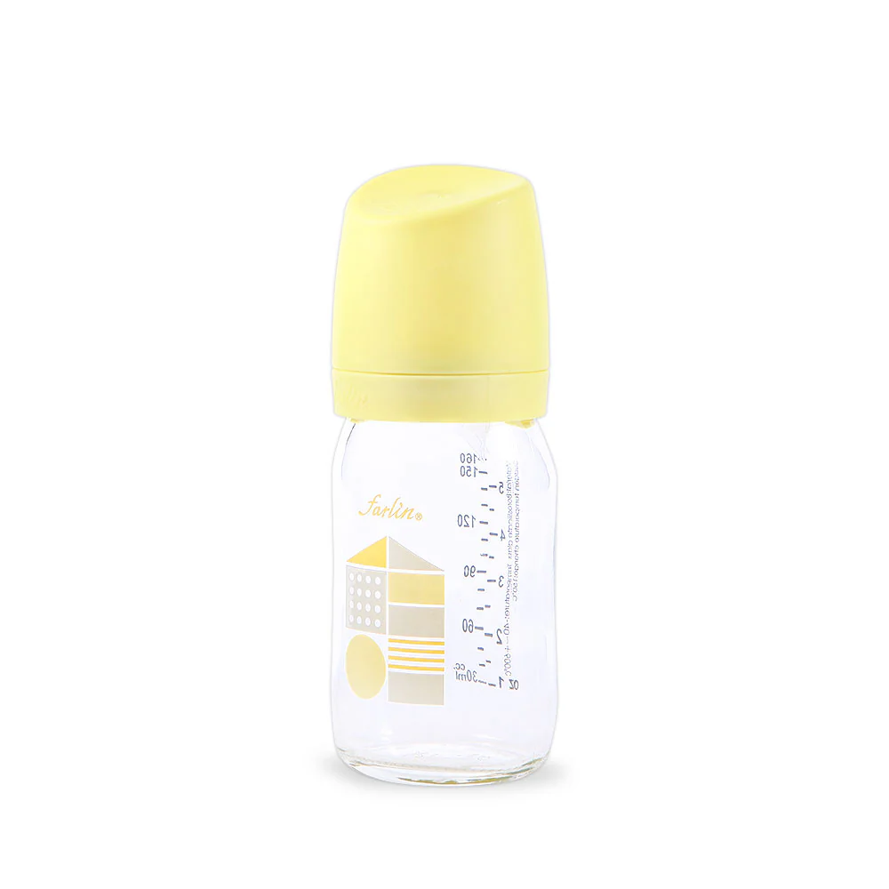 Farlin Glass Wide Neck Feeder 160Ml Yellow - AB-32011 at Zubaidas Official™ Pakistan - Image 2