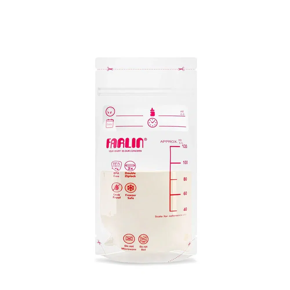 Zubaida's Farlin Milk Storage Bag 120Ml Pk - BP-869-1
