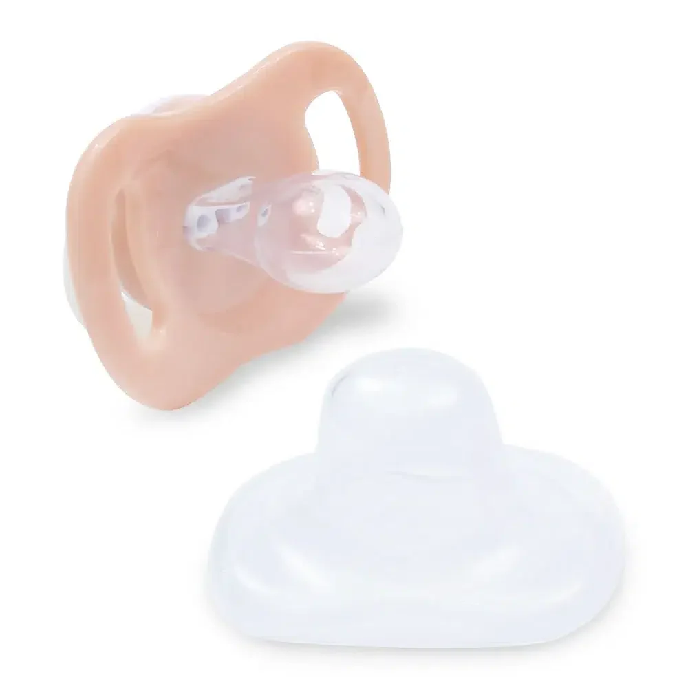 Zubaida's Farlin Newborn Glow-in-Dark Pacifier 6M+ Peach - BA-10020-M - Image 2