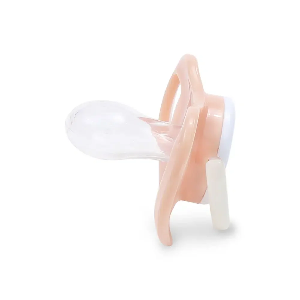 Zubaida's Farlin Newborn Glow-in-Dark Pacifier 6M+ Peach - BA-10020-M - Image 3