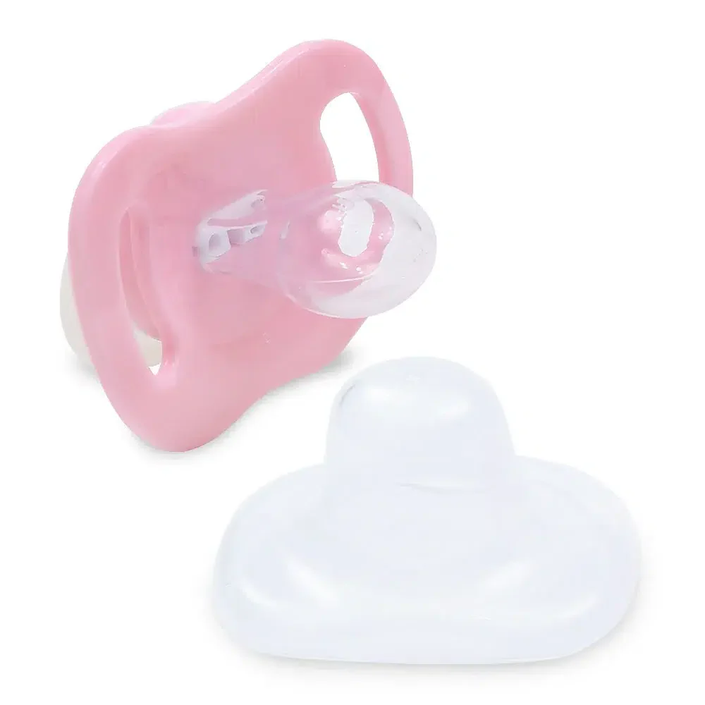 Zubaida's Farlin Newborn Glow-in-Dark Pacifier 6M+ Pink - BA-10020-G - Image 2
