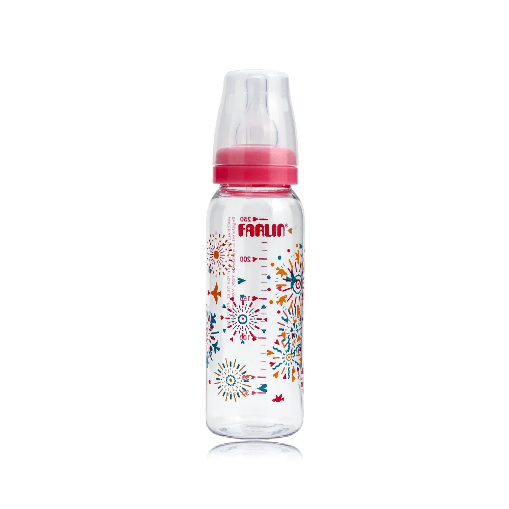 Zubaida's Farlin Pastel Feeding Bottle 9 Oz Pink - NF-767