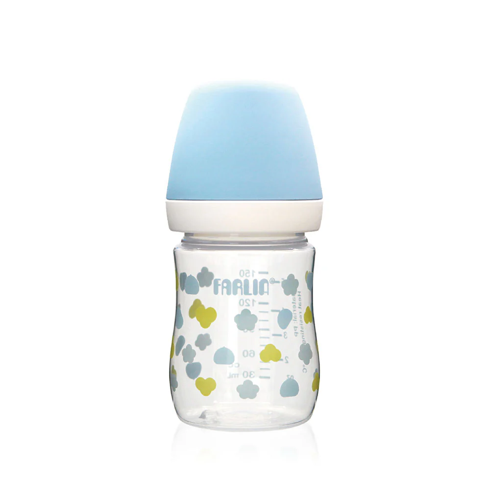 Farlin PP Wide Neck Feeding Bottle 150ML Blue AB-42021-B at Zubaidas Official™