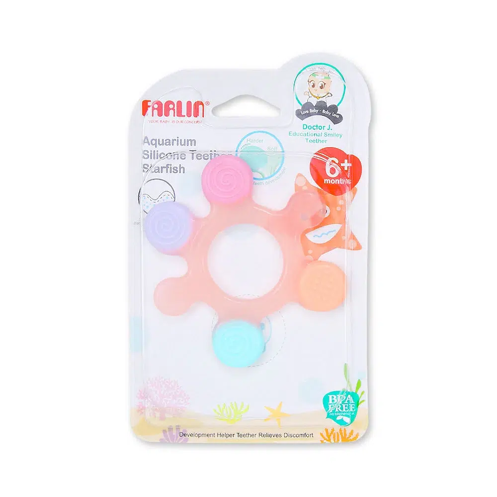 Zubaida's Farlin Silicone Gum Soother Pink - BB-20007 - Image 2