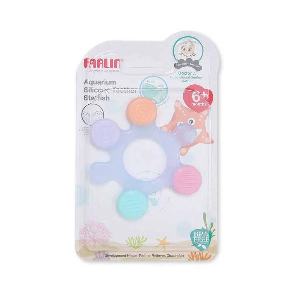 Zubaida's Farlin Silicone Teether Blue - BB-20007 - Image 2