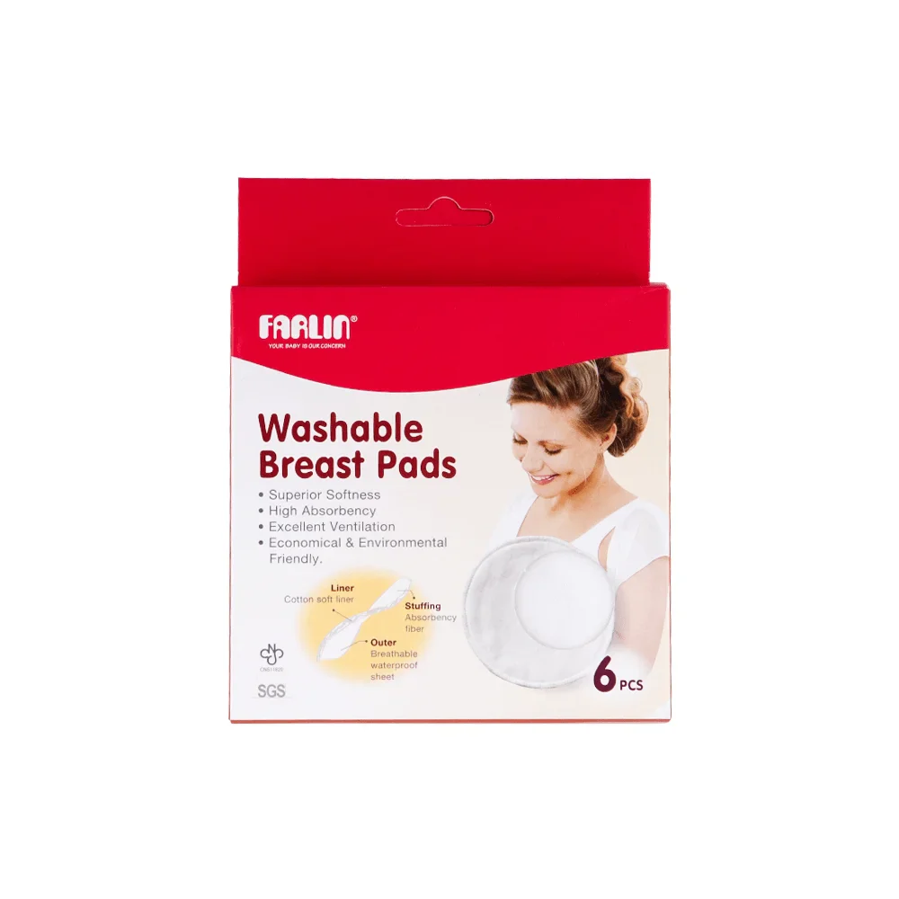 Farlin Washable Breast Pads 6 Pcs/Box - BF-632 - Image 2
