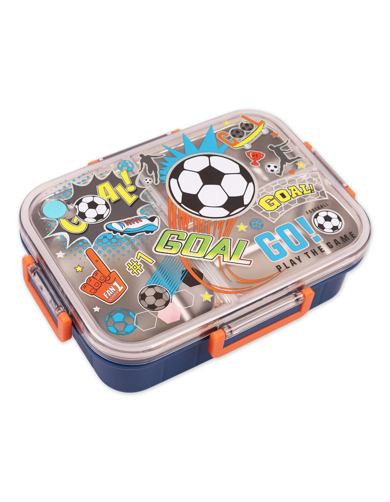 Lunch Box Football Stainless Steel at Zubaidas Official™ Pakistan