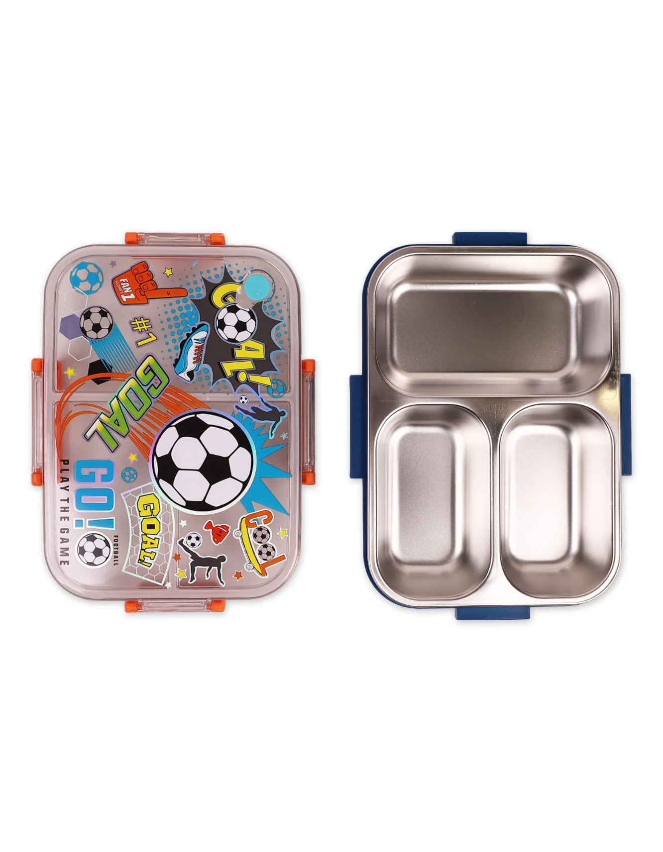 Lunch Box Football Stainless Steel at Zubaidas Official™ Pakistan - Image 2