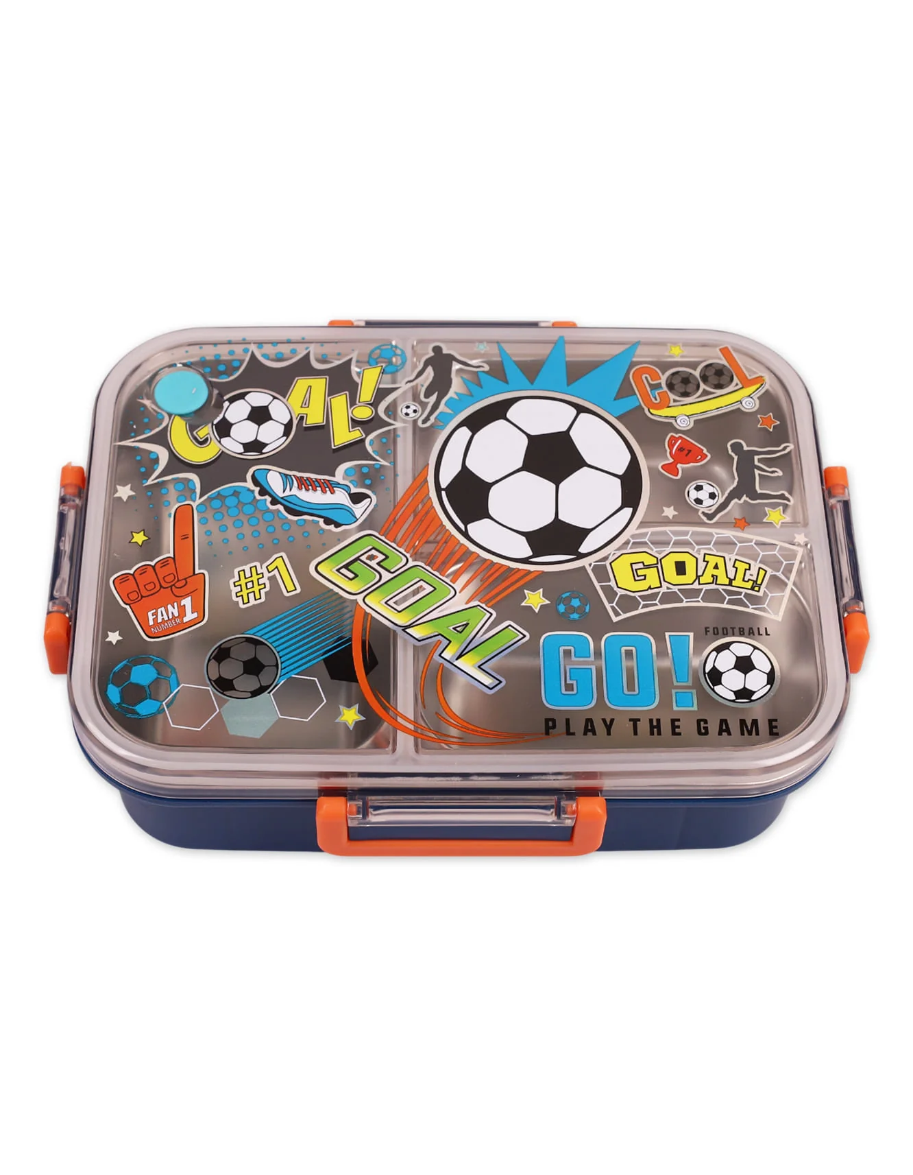 Lunch Box Football Stainless Steel at Zubaidas Official™ Pakistan - Image 3