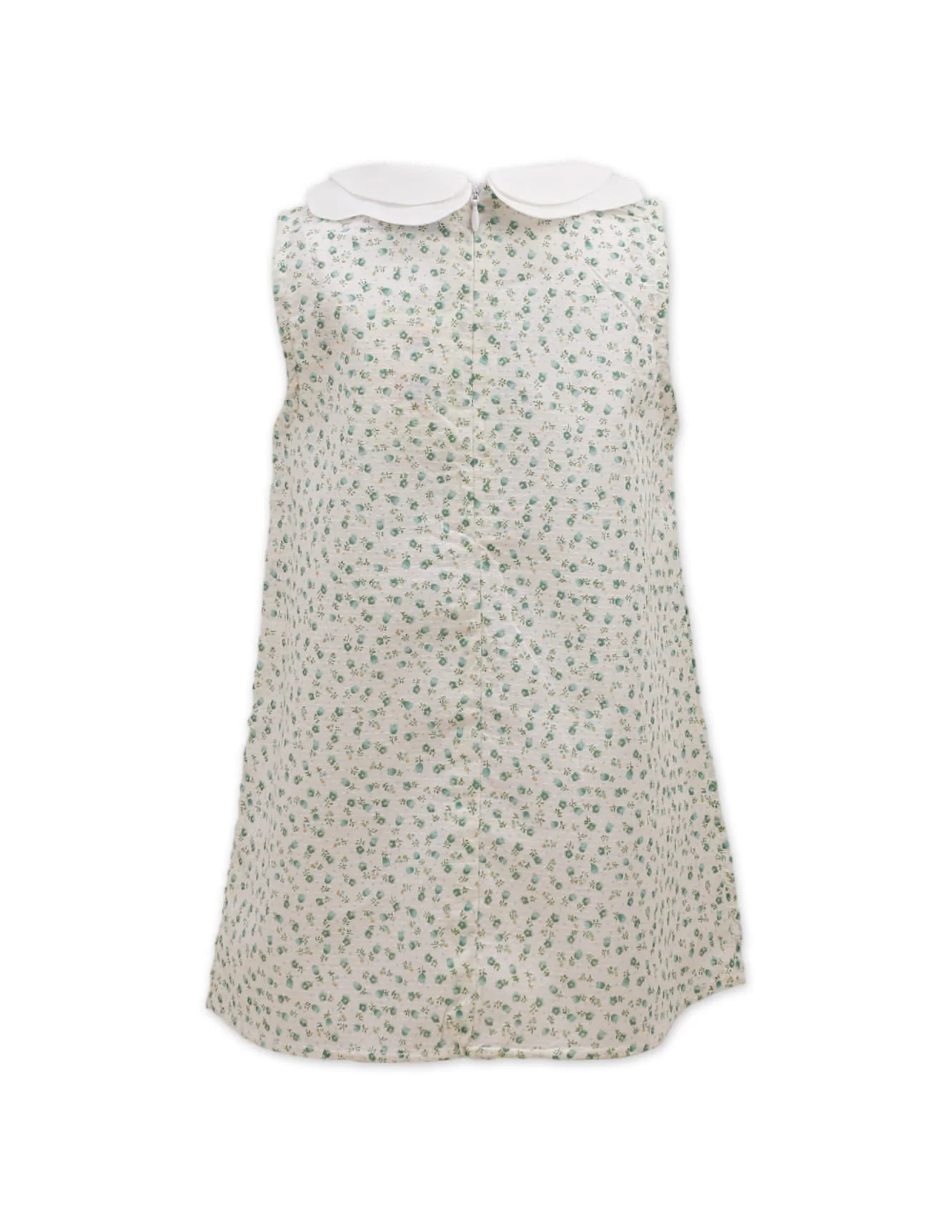 Zubaida's Frock Green with Flowers Theme