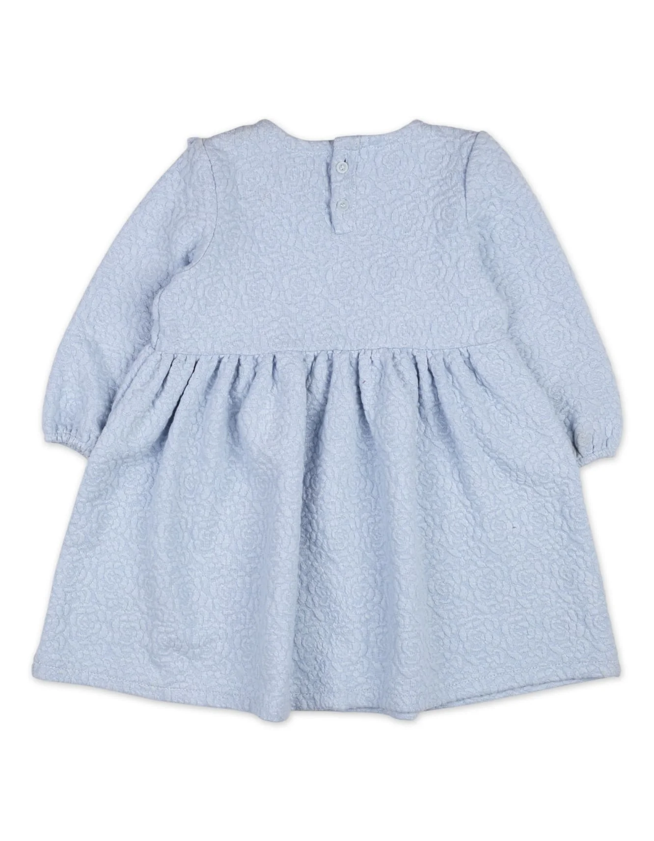 Girl Dress Bambies Ruffled Floral Light Blue at Zubaidas - Image 3