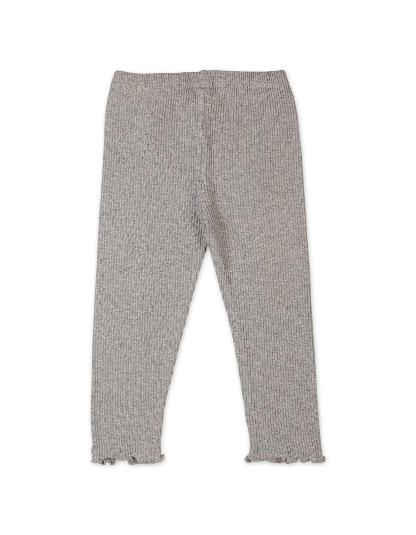 Girls and Baby Girls Ribbed Trousers Bambies Bow Grey at Zubaidas - Image 3