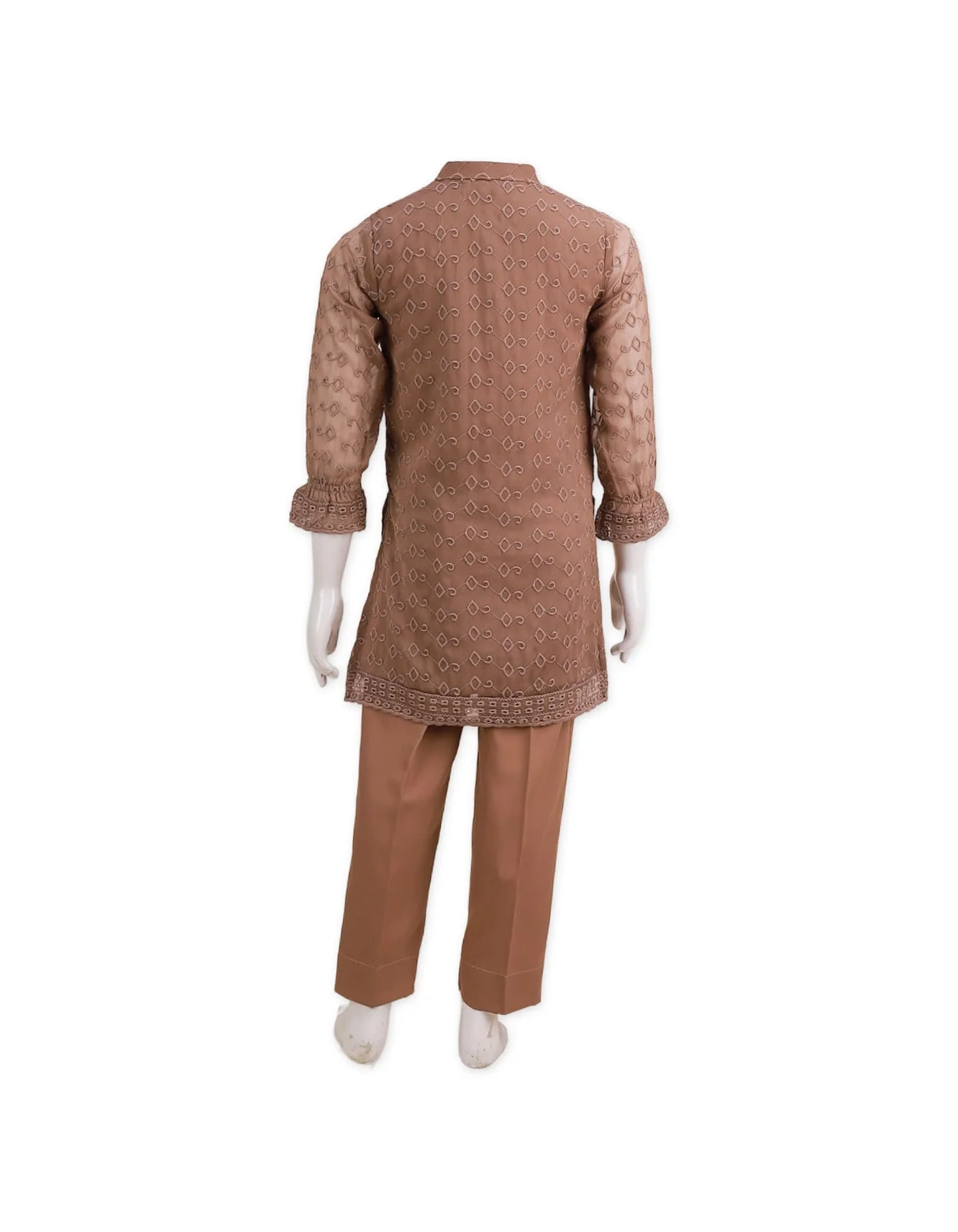 Girls Co Ord Suit Set 2 Pieces Bambies® Brown at Zubaidas Official™ Pakistan - Image 2