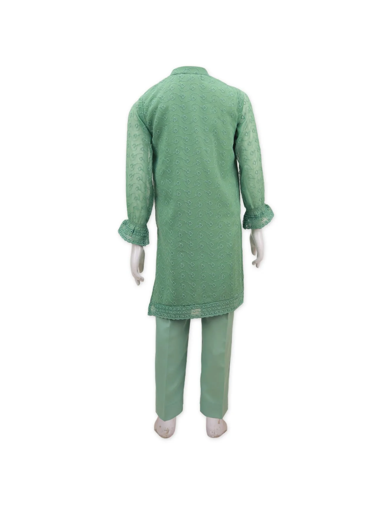 Girls Co Ord Suit Set 2 Pieces Bambies® Green at Zubaidas Official™ Pakistan - Image 2