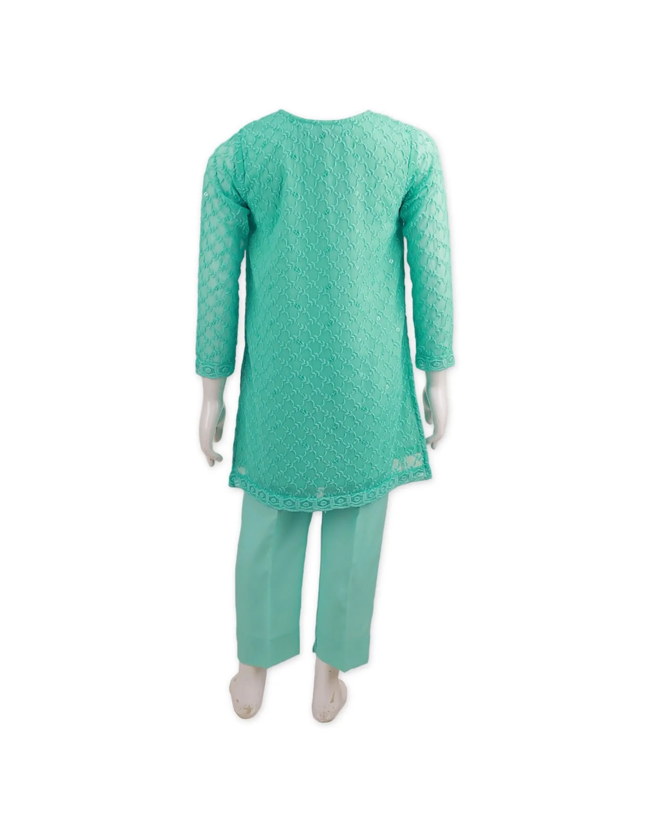 Girls Co Ord Suit Set 2 Pieces Bambies® Mint Green at Zubaidas Official™ Pakistan - Image 2