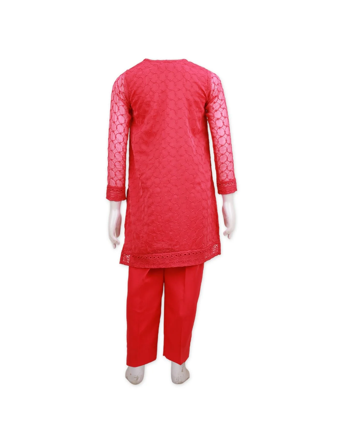 Girls Co Ord Suit Set 2 Pieces Bambies® Red II at Zubaidas Official™ Pakistan - Image 3