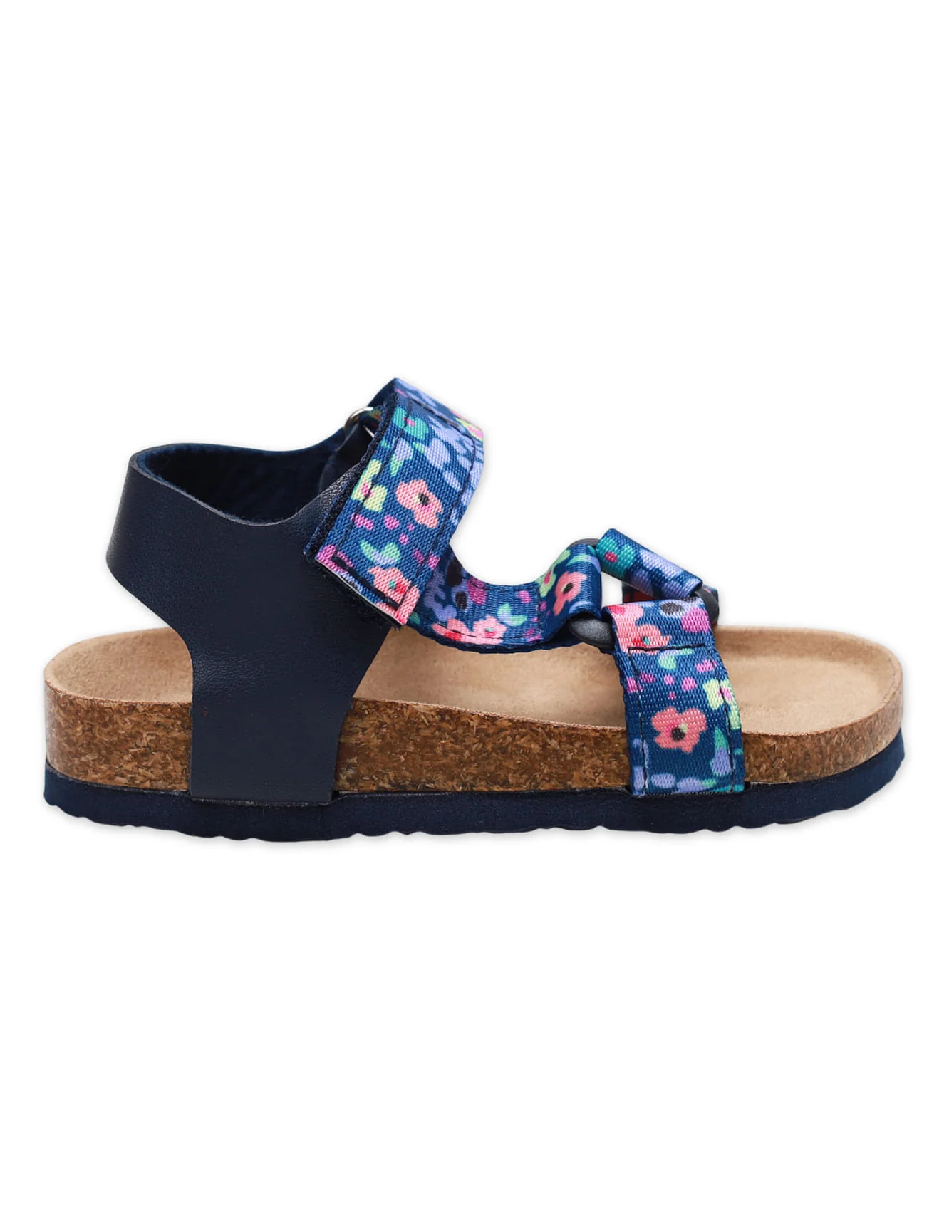 Girls’ Floral Print Summer Sandals – Adjustable Straps & Cushioned Footbed - Image 3