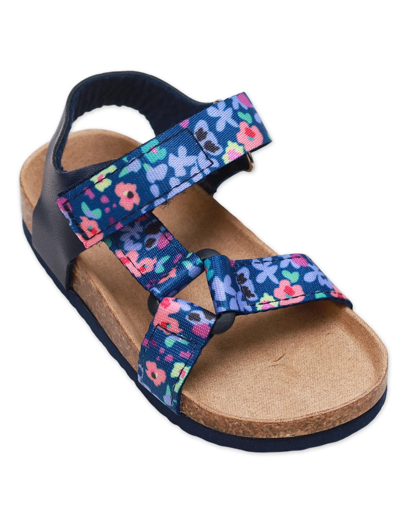 Girls’ Floral Print Summer Sandals – Adjustable Straps & Cushioned Footbed - Image 4