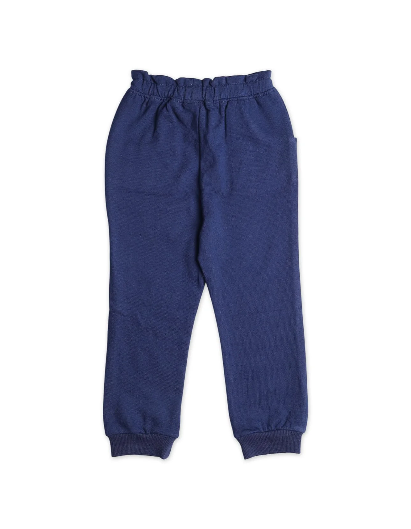 Girls Jogger Trousers Bambies Front Bow Navy Blue at Zubaidas - Image 3