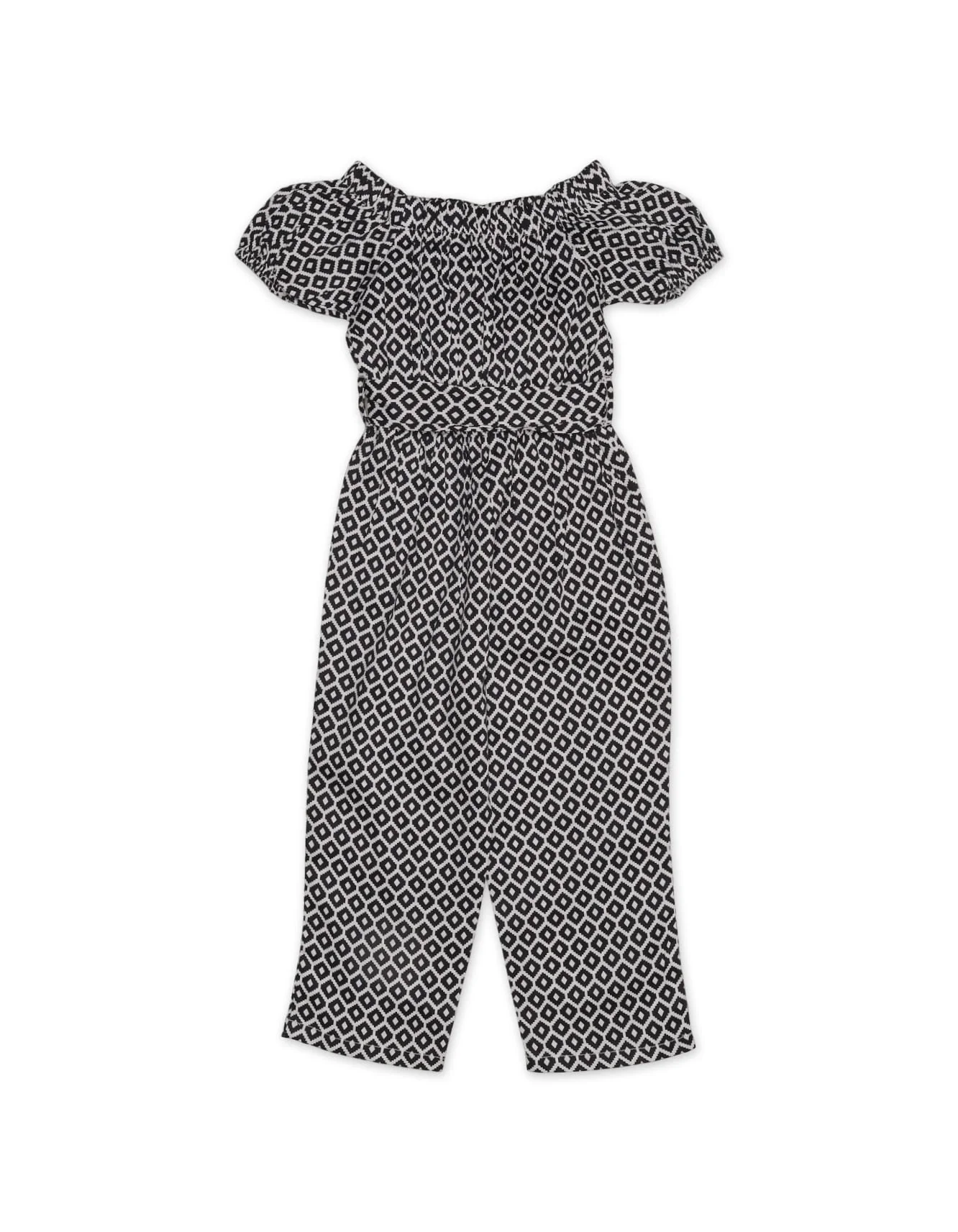 Girls Jumpsuits Bambies® Black and White Printed Off Shoulder at Zubaidas Official™ Pakistan