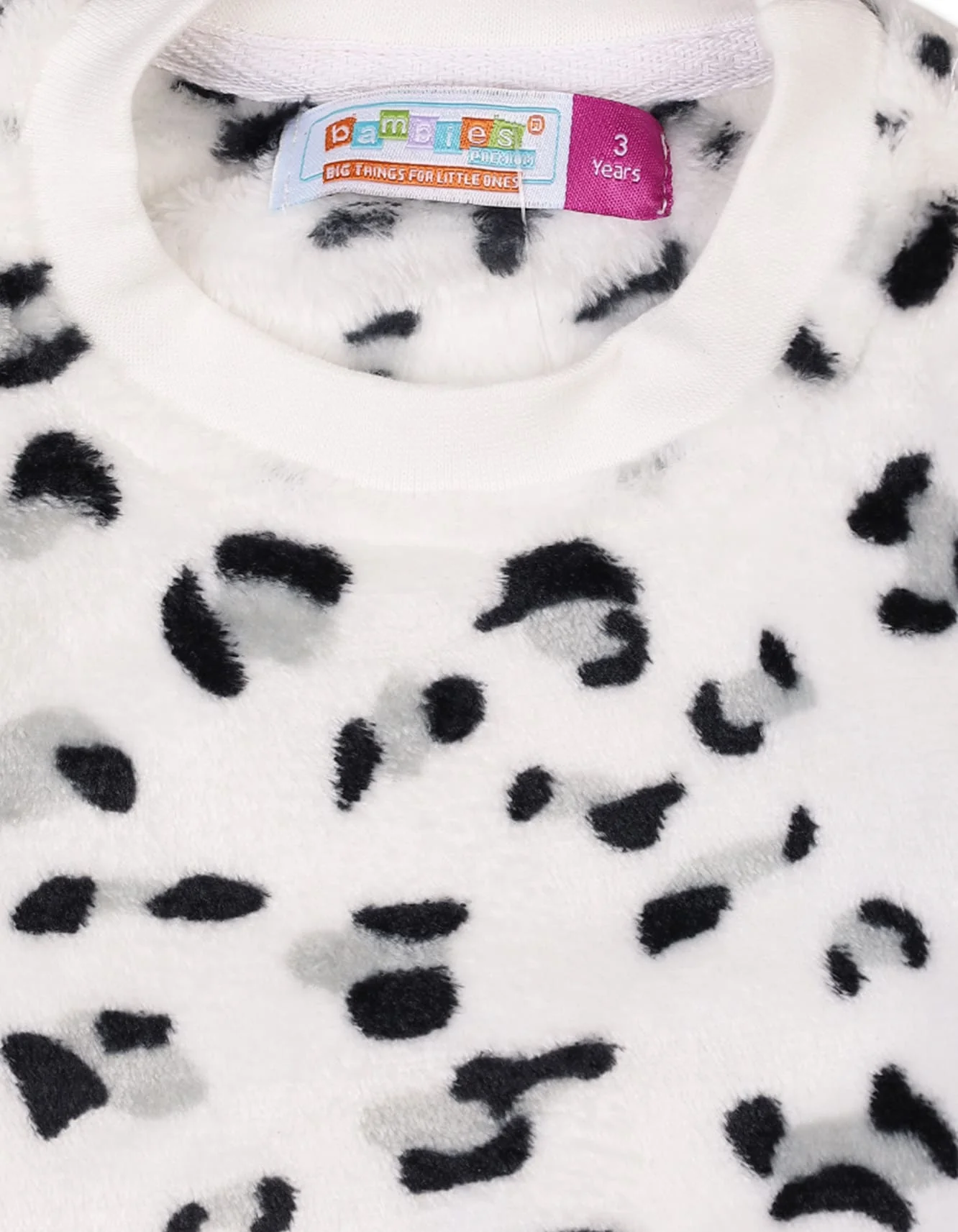 Girls Night Suit Sets Bambies Dalmatian White at Zubaidas - Image 5