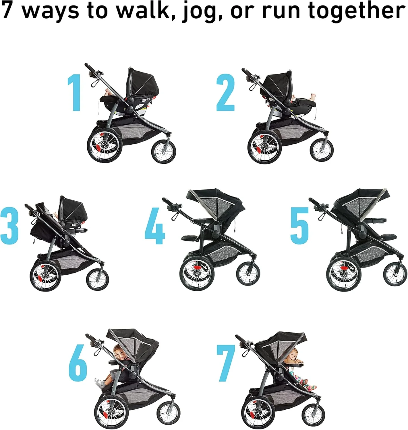 Graco® Modes™ Jogger 2.0 Travel System Zion G-7BS51ZIOCA 2168338 at Zubaidas Official™ Pakistan - Image 2