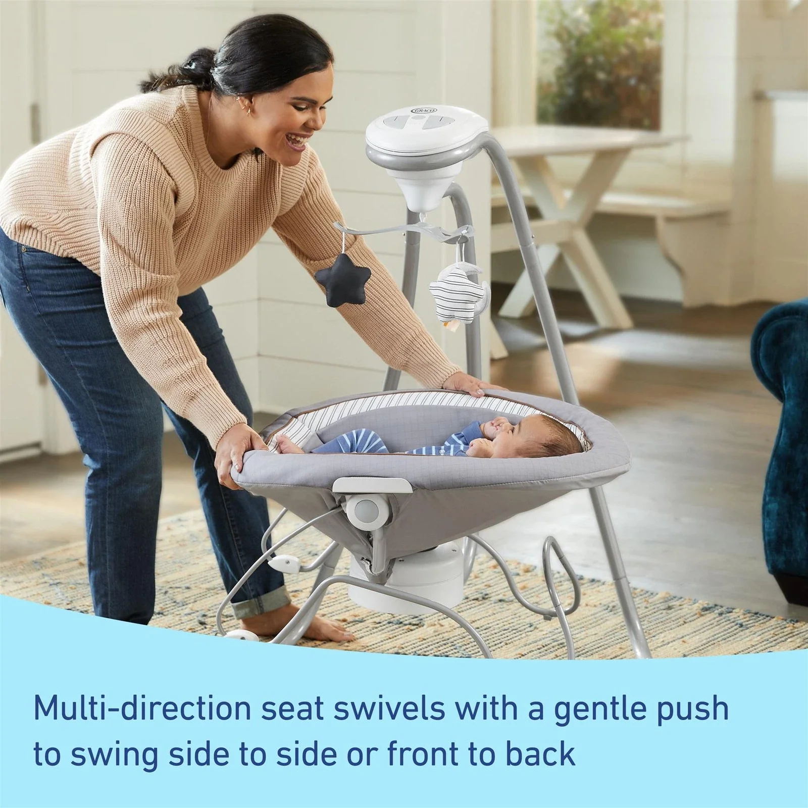 Graco® DuetConnect™ Deluxe Swing with Portable Bouncer Britton G-1W200BTI 2165882 at Zubaidas Official™ Pakistan - Image 4