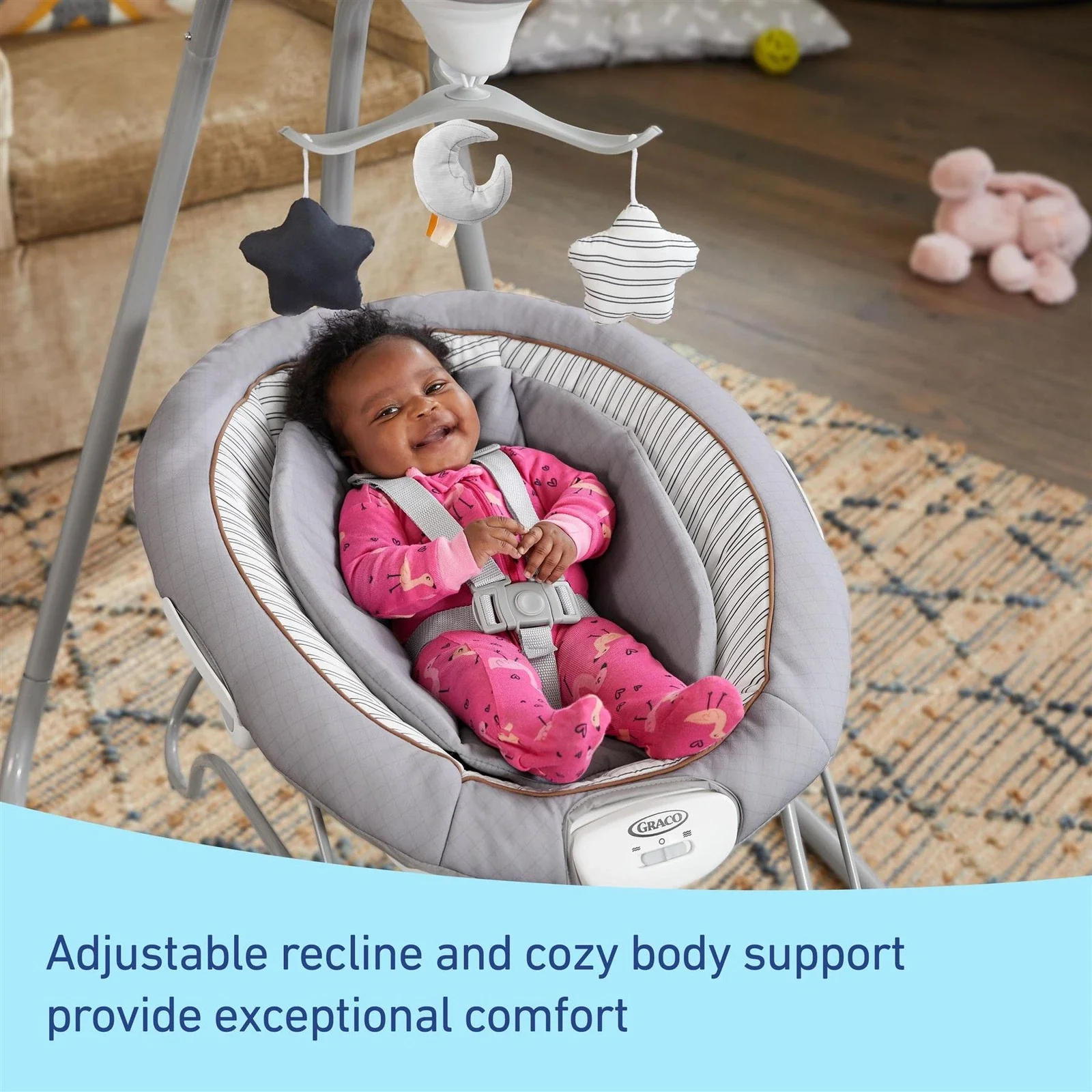 Graco® DuetConnect™ Deluxe Swing with Portable Bouncer Britton G-1W200BTI 2165882 at Zubaidas Official™ Pakistan - Image 5