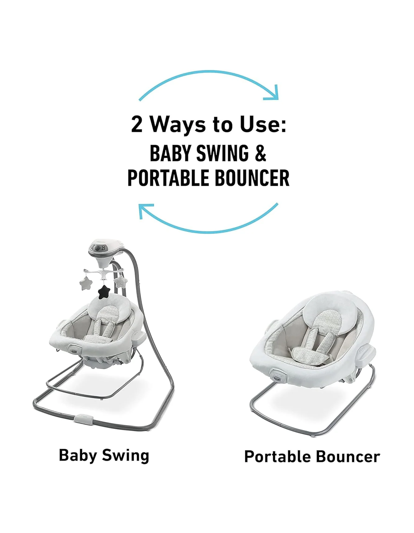 Baby Swing and Bouncer Graco® DuetConnect™ LX Redmond 1W49RMD 2160534 at Zubaidas Official™ Pakistan - Image 2