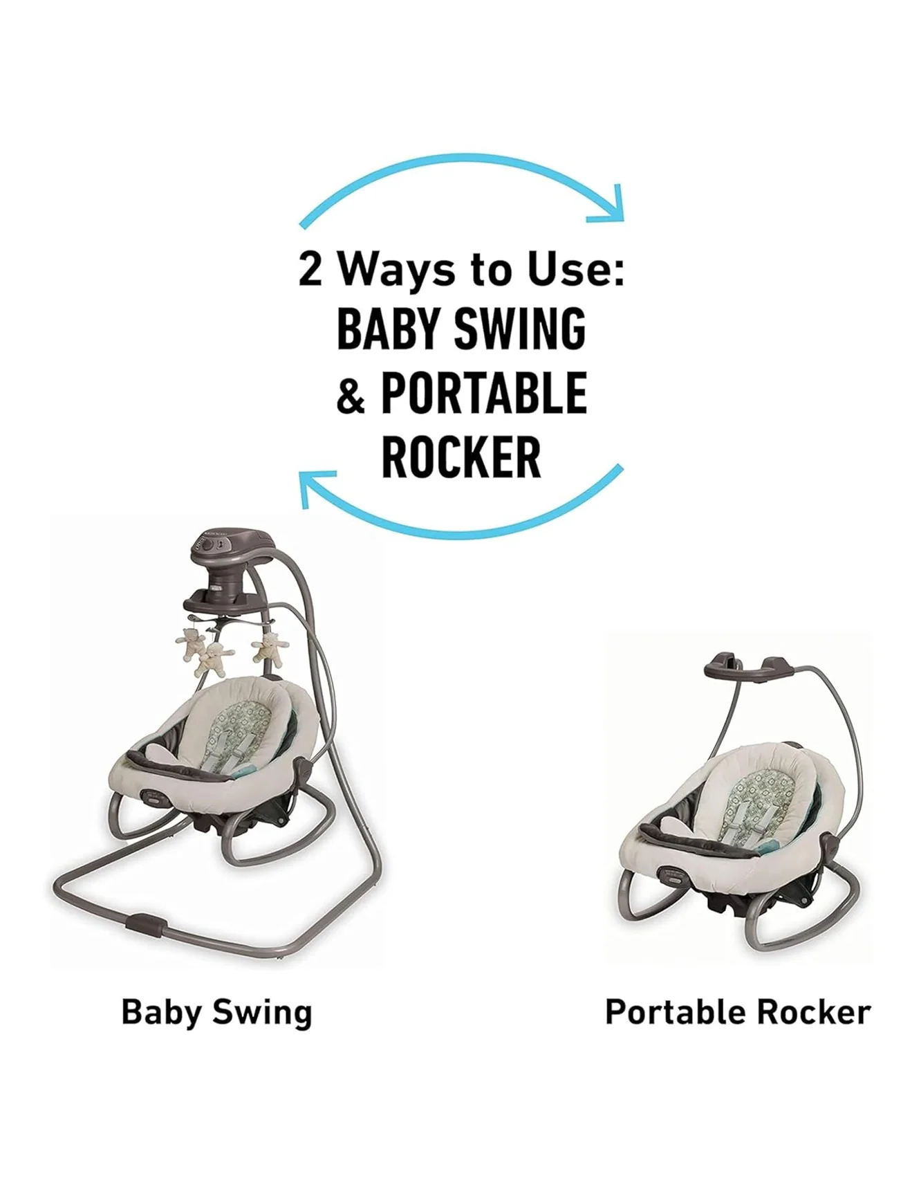 Graco® DuetSoothe® Swing and Rocker Winselt G-1X49WNS 1852655 at Zubaidas Official™ Pakistan - Image 2