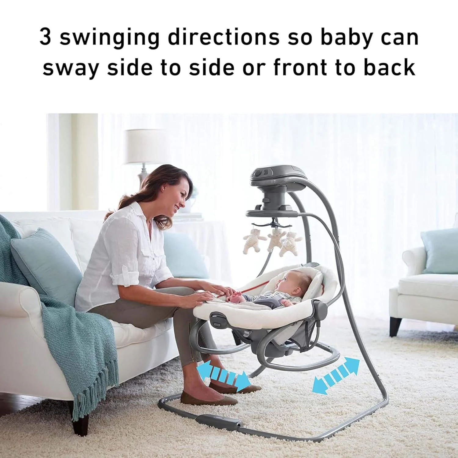 Graco® DuetSoothe® Swing and Rocker Winselt G-1X49WNS 1852655 at Zubaidas Official™ Pakistan - Image 5
