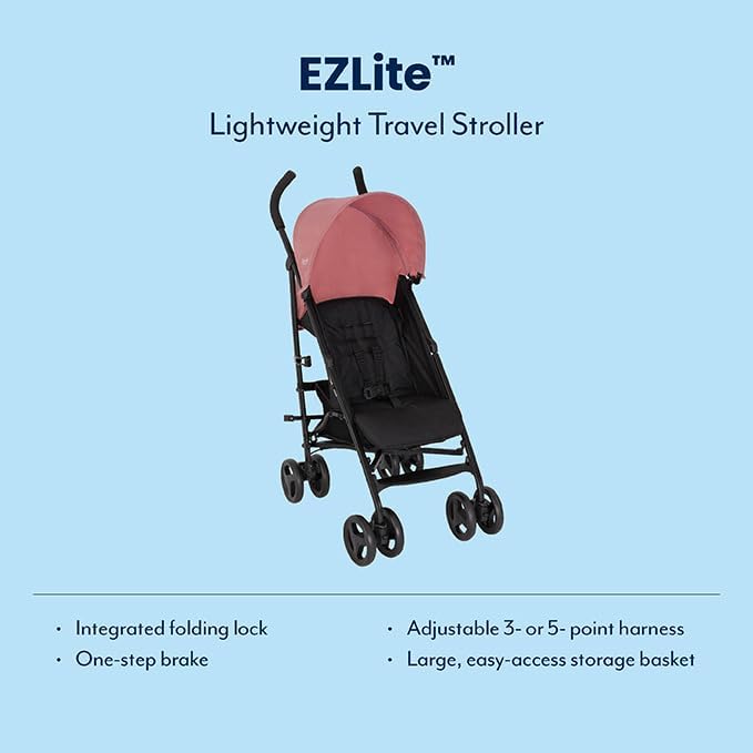Graco® EZLite™ Lightweight Stroller Dusty Rose 6BF899DSTEU at Zubaidas Official™ Pakistan - Image 2