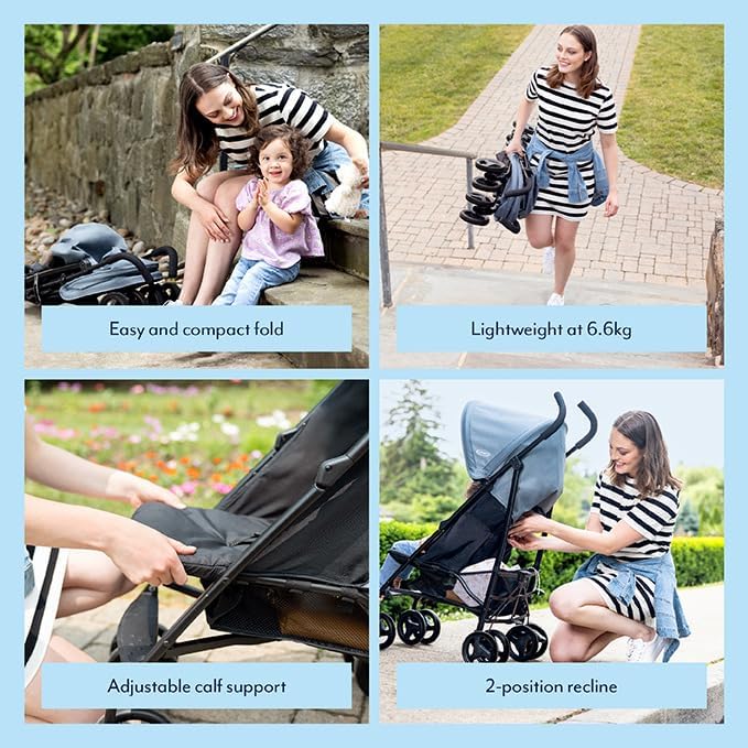 Graco® EZLite™ Lightweight Stroller Dusty Rose 6BF899DSTEU at Zubaidas Official™ Pakistan - Image 7