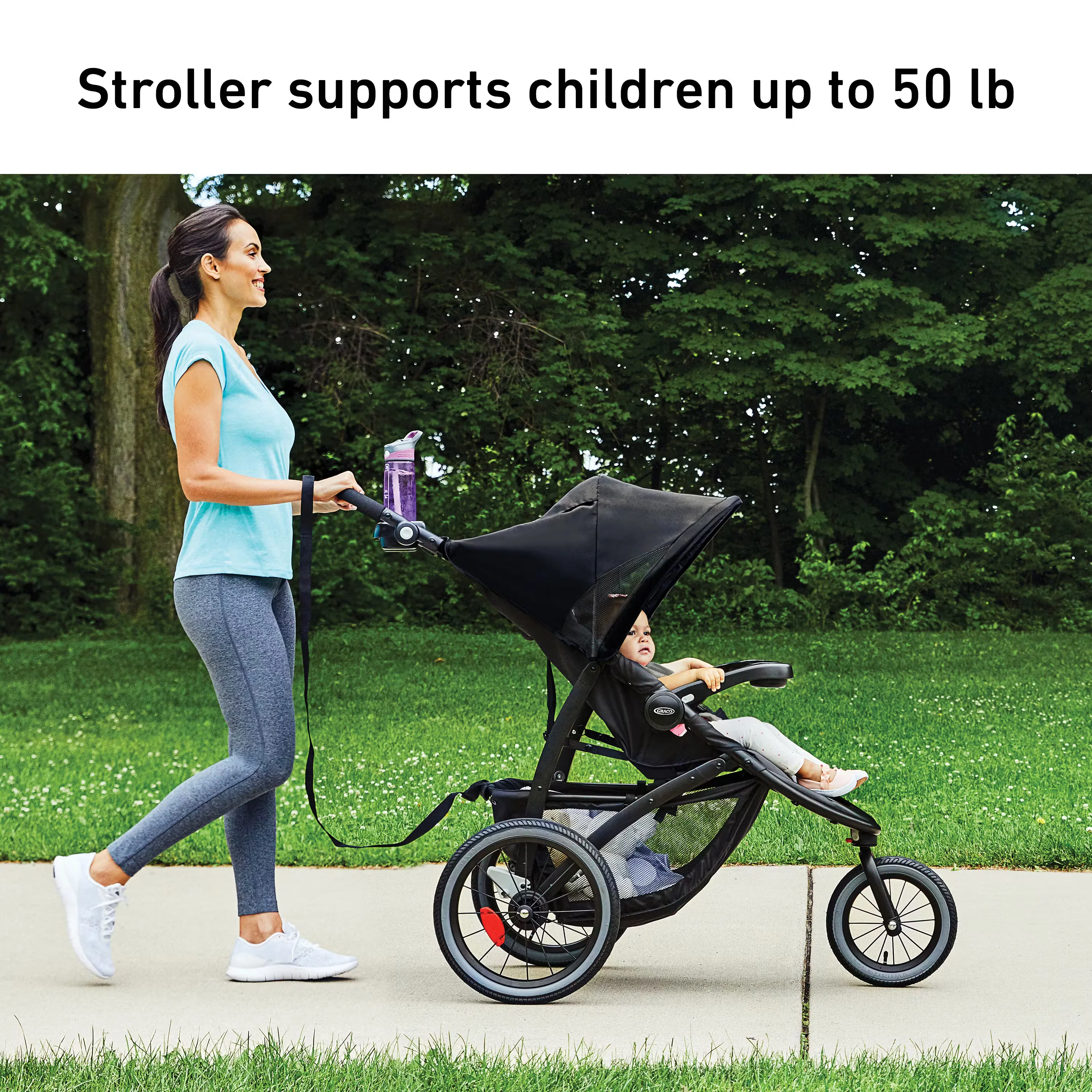 Graco® FastAction™ Jogger LX Stroller - Redmond G-6CV10RMD 2160262 at Zubaidas Official™ Pakistan - Image 3