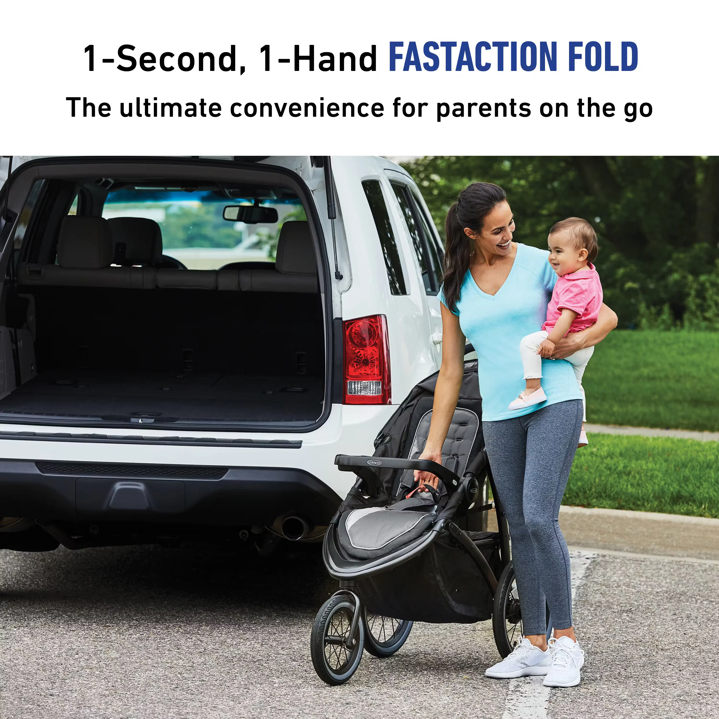 Graco® FastAction™ Jogger LX Stroller - Redmond G-6CV10RMD 2160262 at Zubaidas Official™ Pakistan - Image 4